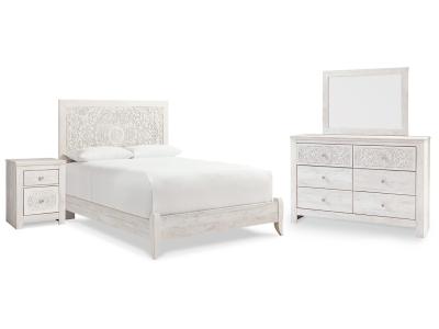 Signature Design by Ashley® Paxberry Queen Panel Bed, Dresser, Mirror and Nightstand - B181B16