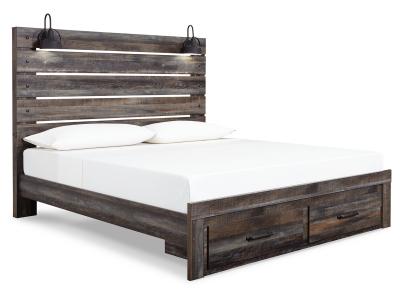 Signature Design by Ashley® Drystan King Panel Storage Bed, Dresser and Mirror - B211B58