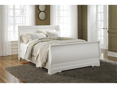 Signature Design by Ashley® Anarasia Queen Sleigh Bed, Dresser, Mirror and Nightstand - B129B9