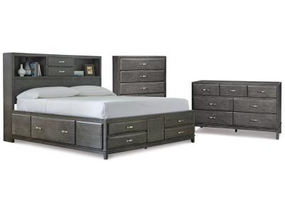 Signature Design by Ashley® Caitbrook Queen Storage Bed, Dresser and Chest - B476B8