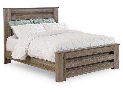 Signature Design by Ashley® Zelen Queen Panel Bed, Dresser, Mirror and Nightstand - B248B8