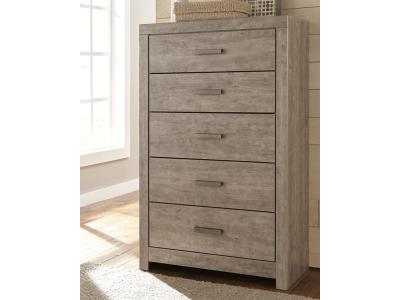 Signature Design by Ashley® Culverbach Queen Panel Bed with Dresser and Mirror, Chest and 2 Nightstands - B070B13