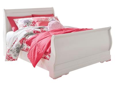 Signature Design by Ashley® Anarasia Full Sleigh Bed with Dresser, Mirror and Nightstand - B129B13