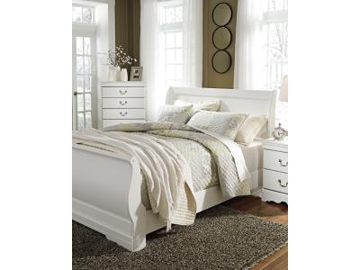 Signature Design by Ashley® Anarasia Queen Sleigh Bed with Chest of Drawers and Nightstand - B129B12