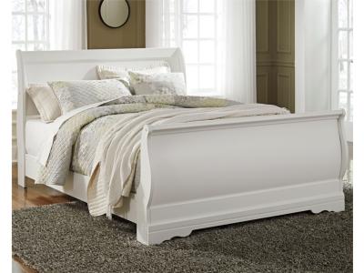 Signature Design by Ashley® Anarasia Queen Sleigh Bed with Chest of Drawers and Nightstand - B129B12
