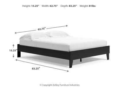 Signature Design by Ashley® Finch Queen Panel Platform Bed with Dresser and Nightstand - EB3392B4