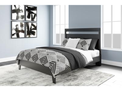 Signature Design by Ashley® Finch Queen Panel Platform Bed with Dresser and Nightstand - EB3392B4