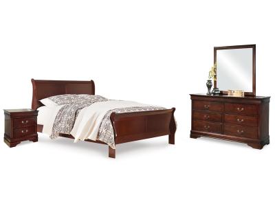 Signature Design by Ashley® Alisdair Queen Sleigh Bed, Dresser, Mirror, and Nightstand - B376B14