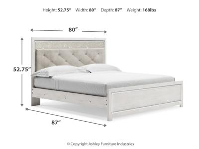 Signature Design by Ashley® Altyra King Upholstered Panel Bed, Dresser, Mirror, and Nightstand - B2640B34