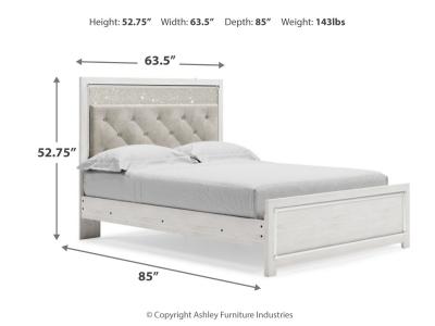 Signature Design by Ashley® Altyra Queen Upholstered Panel Bed, Dresser, Mirror, and Nightstand - B2640B33