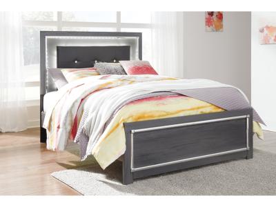 Signature Design by Ashley® Lodanna Full Upholstered Panel Bed, Dresser, Mirror, and Nightstand - B214B22