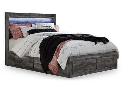 Signature Design by Ashley® Baystorm Queen Panel Bed with 2 Side Storage, Dresser, Mirror, and Nightstand - B221B43