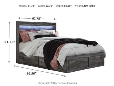 Signature Design by Ashley® Baystorm Queen Panel Bed with 2 Side Storage, Dresser, Mirror, and Nightstand - B221B43