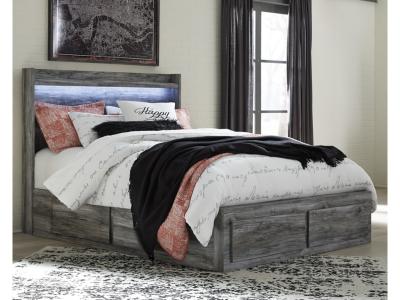 Signature Design by Ashley® Baystorm Queen Panel Bed with 2 Side Storage, Dresser, Mirror, and Nightstand - B221B43
