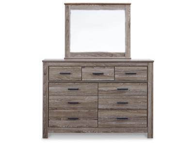 Signature Design by Ashley® Zelen Full Panel Bed, Dresser, Mirror, and Nightstand - B248B9