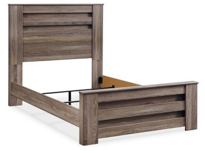 Signature Design by Ashley® Zelen Full Panel Bed, Dresser, Mirror, and Nightstand - B248B9