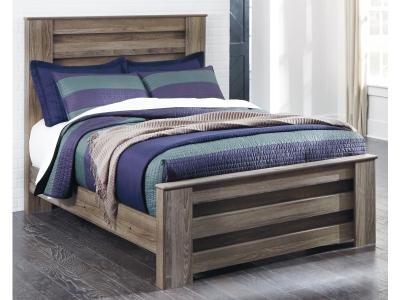 Signature Design by Ashley® Zelen Full Panel Bed, Dresser, Mirror, and Nightstand - B248B9