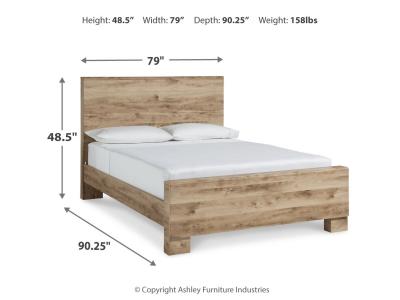 Signature Design by Ashley® Hyanna King Panel Bed, Dresser, Mirror, and Nightstand - B1050B36
