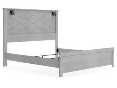 Signature Design by Ashley® Cottonburg King Panel Bed, Dresser, Mirror, and Nightstand - B1192B12