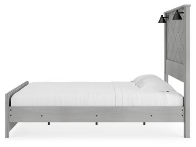 Signature Design by Ashley® Cottonburg King Panel Bed, Dresser, Mirror, and Nightstand - B1192B12
