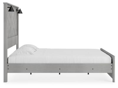 Signature Design by Ashley® Cottonburg King Panel Bed, Dresser, Mirror, and Nightstand - B1192B12