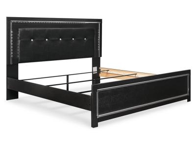 Signature Design by Ashley® Kaydell King Upholstered Panel Bed Dresser Mirror and Nightstand - B1420B35