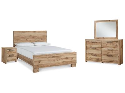 Signature Design by Ashley® Hyanna Queen Panel Bed, Dresser, Mirror, and Nightstand - B1050B35