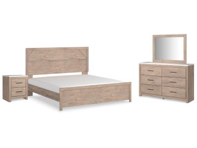 Signature Design by Ashley® Senniberg King Panel Bed, Dresser, Mirror, and Nightstand - B1191B15