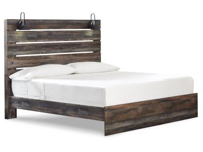 Signature Design by Ashley® Drystan King Panel Bed, Dresser, Mirror, and Nightstand - B211B59