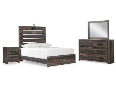 Signature Design by Ashley® Drystan Full Panel Bed, Dresser, Mirror, and Nightstand - B211B60