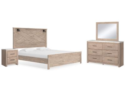 Signature Design by Ashley® Senniberg King Panel Bed, Dresser, Mirror, and Nightstand - B1191B13