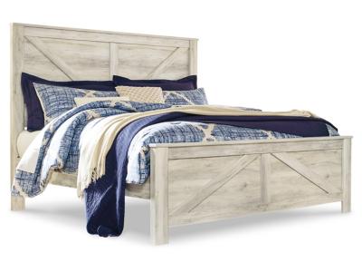 Signature Design by Ashley® Bellaby King Crossbuck Panel Bed, Dresser, Mirror, and Nightstand - B331B15