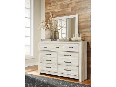 Signature Design by Ashley® Bellaby King Crossbuck Panel Bed, Dresser, Mirror, and Nightstand - B331B15