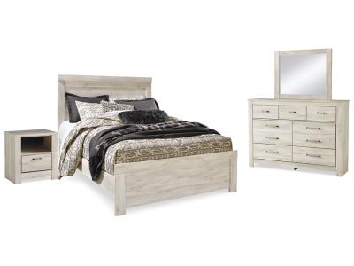 Signature Design by Ashley® Bellaby Queen Panel Bed, Dresser, Mirror, and Nightstand - B331B14