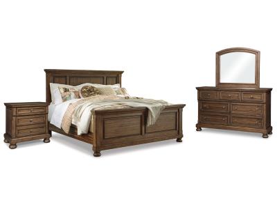 Signature Design by Ashley® Flynnter Queen Panel Bed, Dresser, Mirror, and Nightstand - B719B19