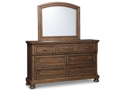 Signature Design by Ashley® Flynnter Queen Panel Bed, Dresser, Mirror, and Nightstand - B719B19