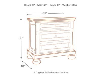Signature Design by Ashley® Flynnter Queen Panel Bed, Dresser, Mirror, and Nightstand - B719B19