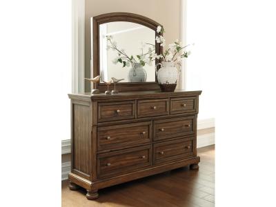 Signature Design by Ashley® Flynnter Queen Panel Bed, Dresser, Mirror, and Nightstand - B719B19