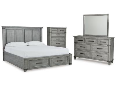 Signature Design by Ashley® Russelyn King Panel Storage Bed, Dresser, Mirror and Chest - B772B10