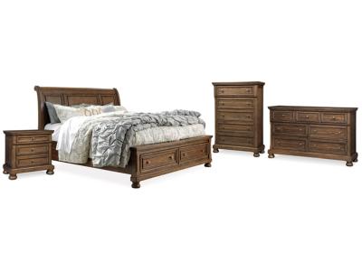 Signature Design by Ashley® Flynnter King Bed, Dresser, Chest and 2 Nightstands - B719B25