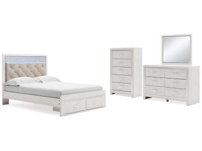 Signature Design by Ashley® Altyra Queen Panel Storage Bed, Dresser, Mirror and Chest - B2640B52