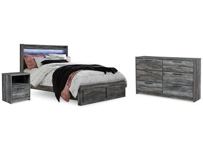 Signature Design by Ashley® Baystorm Queen Panel Storage Bed, Dresser and Nightstand - B221B48