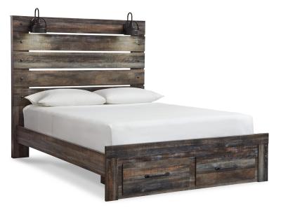 Signature Design by Ashley® Drystan Queen Panel Storage Bed, Dresser and Mirror - B211B63
