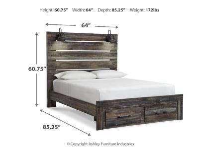 Signature Design by Ashley® Drystan Queen Panel Storage Bed, Dresser and Mirror - B211B63