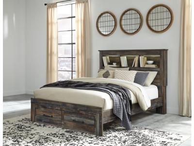 Signature Design by Ashley® Drystan Queen Panel Storage Bed, Dresser and Mirror - B211B63
