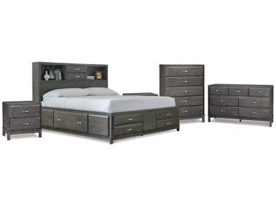 Signature Design by Ashley® Caitbrook King Storage Bed, Dresser, Chest and 2 Nightstands - B476B10