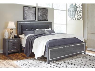 Signature Design by Ashley® Lodanna King Upholstered Panel Bed, Dresser and Nightstand - B214B27