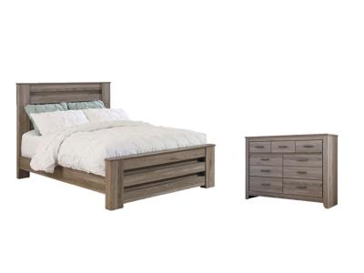 Signature Design by Ashley® Zelen Queen Panel Bed and Dresser - B248B10