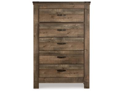 Signature Design by Ashley® Trinell Queen Panel Bed, Chest and 2 Nightstands - B446B59