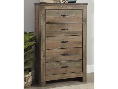 Signature Design by Ashley® Trinell Queen Panel Bed, Chest and 2 Nightstands - B446B59